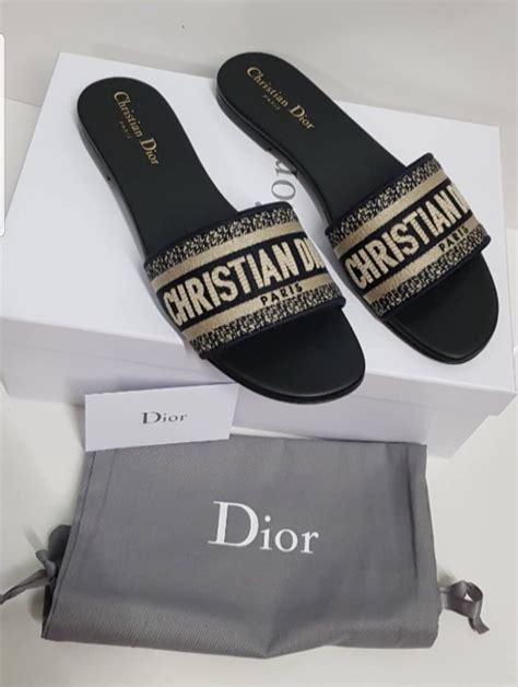 christian dior flats sandals.